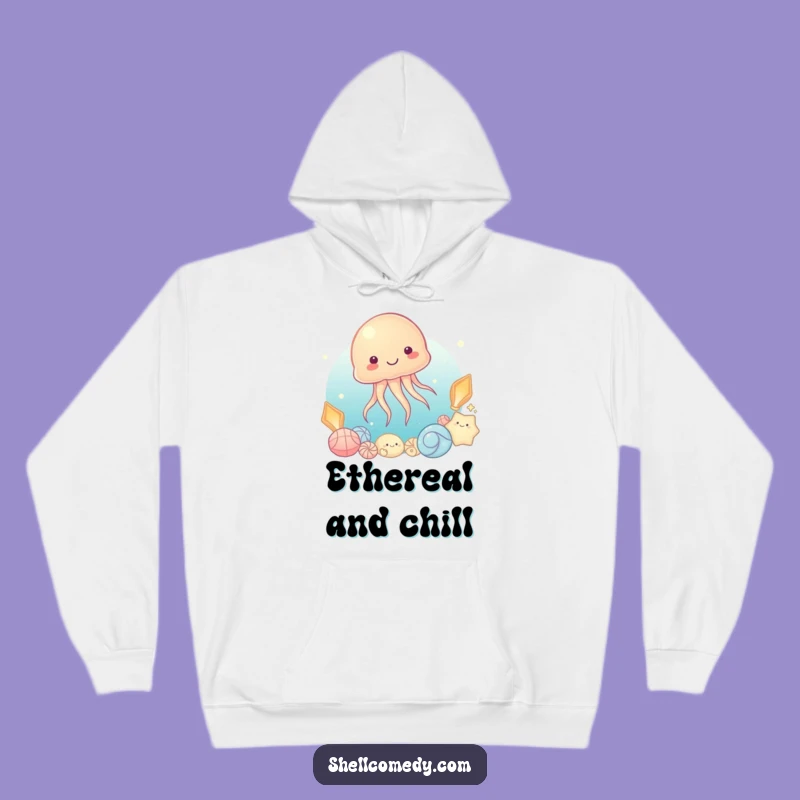 Funny Jellyfish Cozy Hoodie: Hilarious Ocean Sweatshirt, Ideal Funny Gift