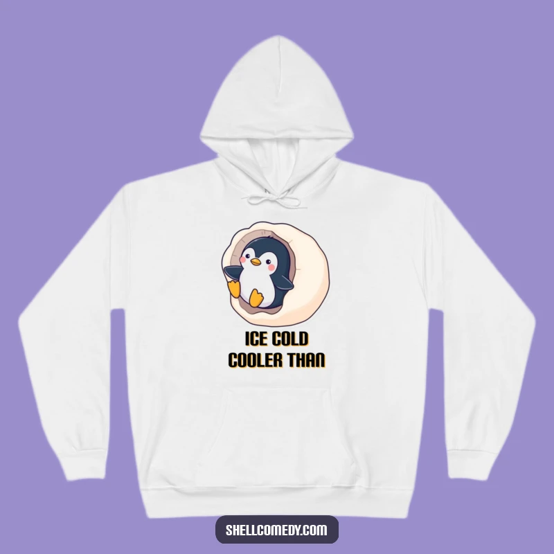 Funny Penguin Cozy Hoodie: Hilarious Winter Sweatshirt, Ideal Funny Gift